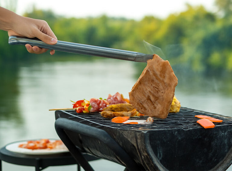Grillboot-Ausflug